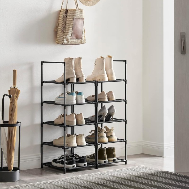 Shoe Shelf Factory - Shoe Shelf Rack Large Wrought Iron