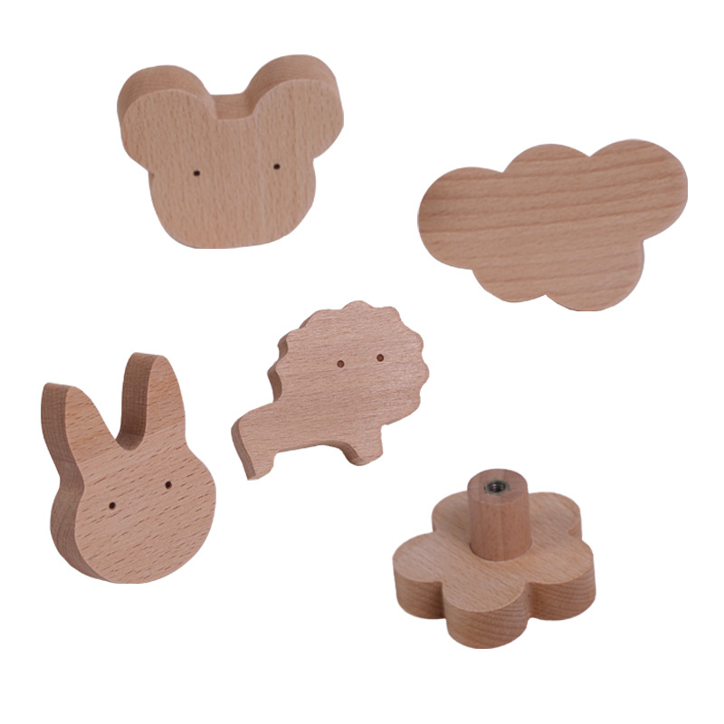 Wall Hook Factory - Creative Style Solid Wood Adhesive