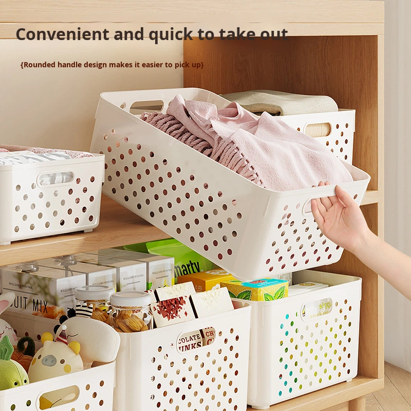 Storage Basket Manufacturer - Plastic Flat Hole-Shaped