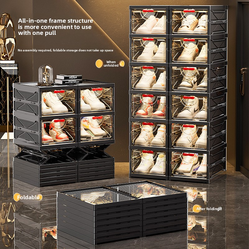 Shoe Rack Supplier - Transparent Shoe Storage Rack