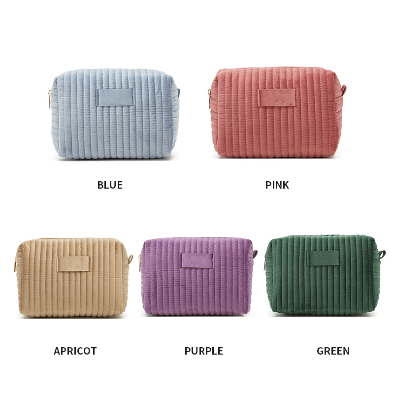 Toiletry Bag Factory - Portable Velvet Makeup Bag