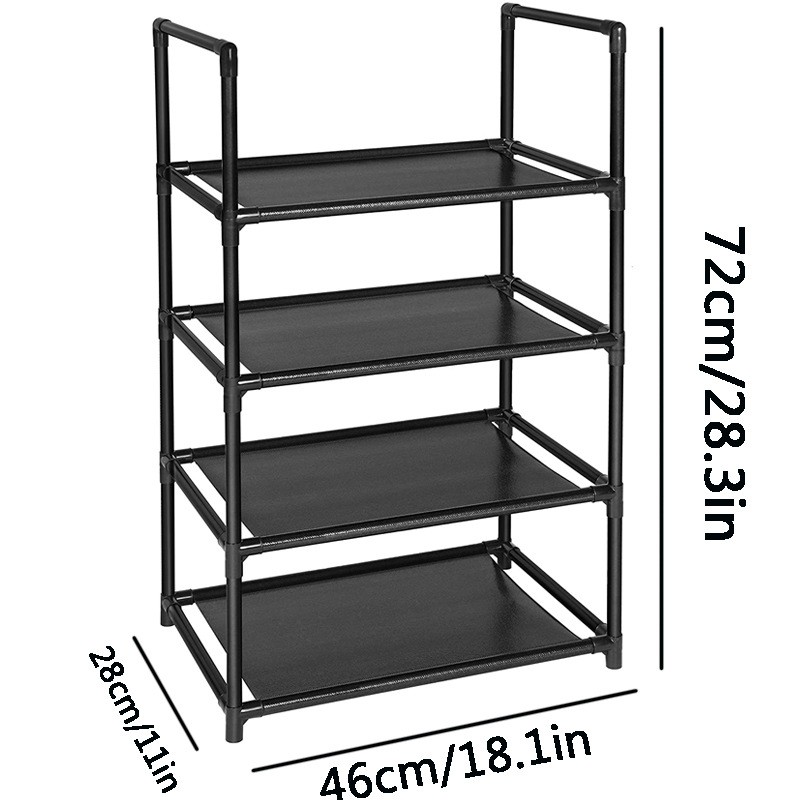 Shoe Shelf Factory - Shoe Shelf Rack Large Wrought Iron