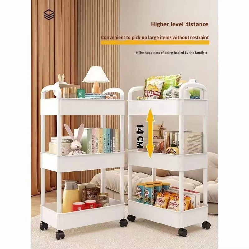 Storage Cart Supplier - 3/4/5 Layer Rolling Mobile