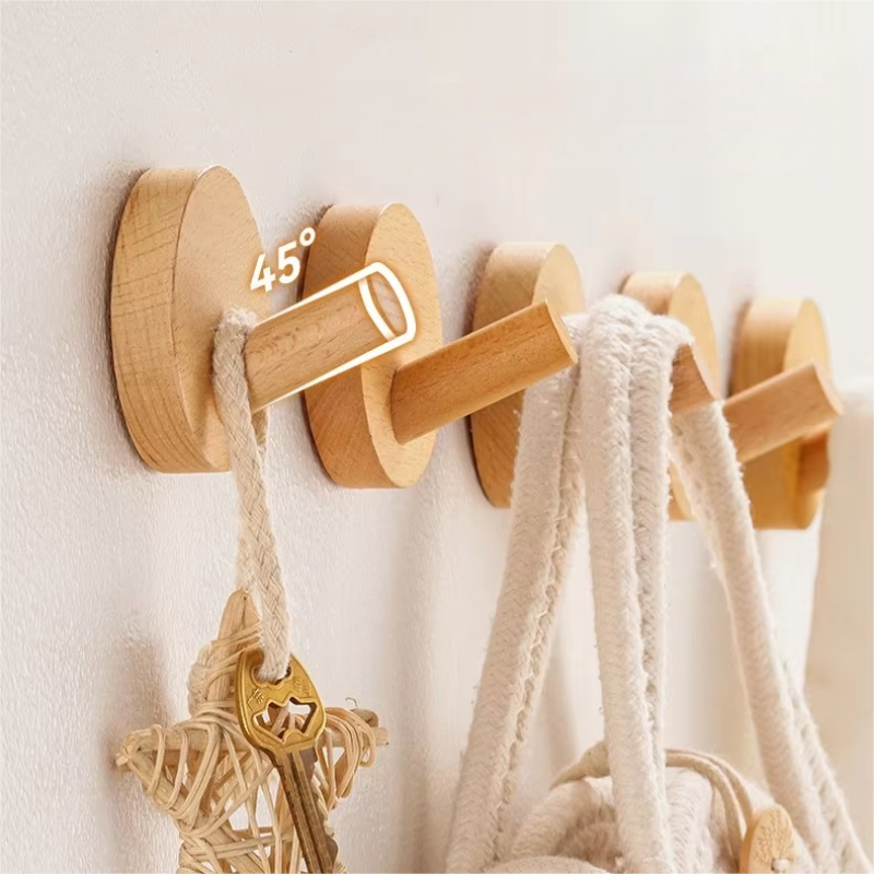 Coat Hook Supplier - Beech Wooden Coat Hook Door