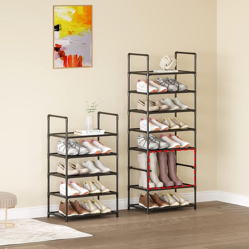Shoe Shelf Factory - Shoe Shelf Rack Large Wrought Iron