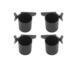 Door Cup Holder Manufacturer - 4 Pcs Set for Model Y/3 Black