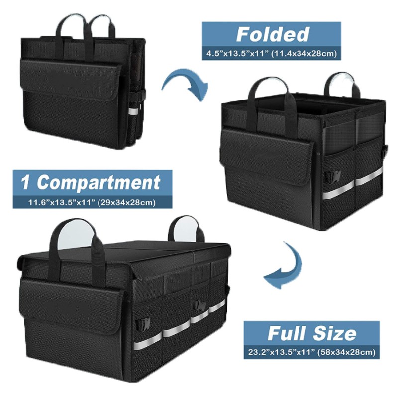 Car Trunk Organizer Factory - Wholesale Polyester Customizable Collapsible