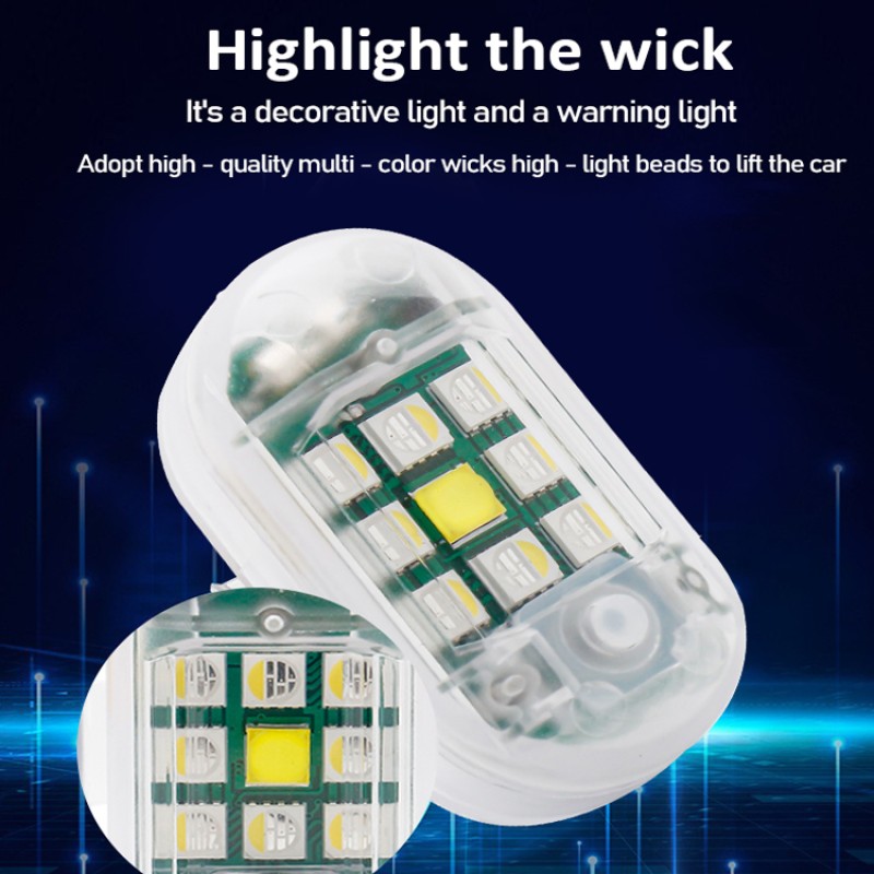 Strobe Light Factory - 7 Colors Wireless Remote Control for Car