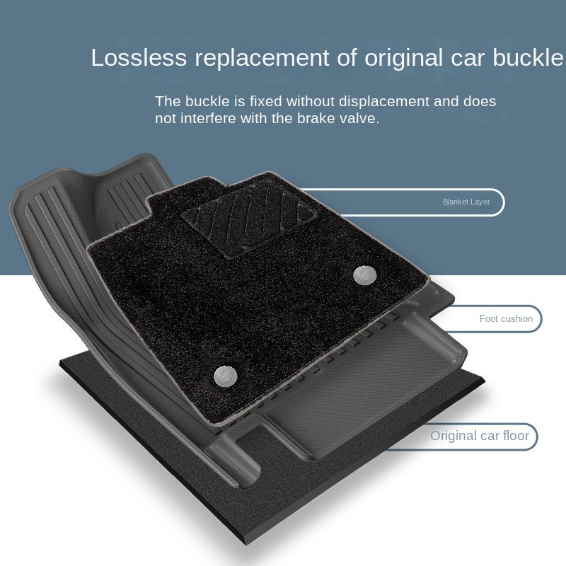 Car Floor Liner Factory - Waterproof TPE for 23-24 Zeekr X Four-Seater