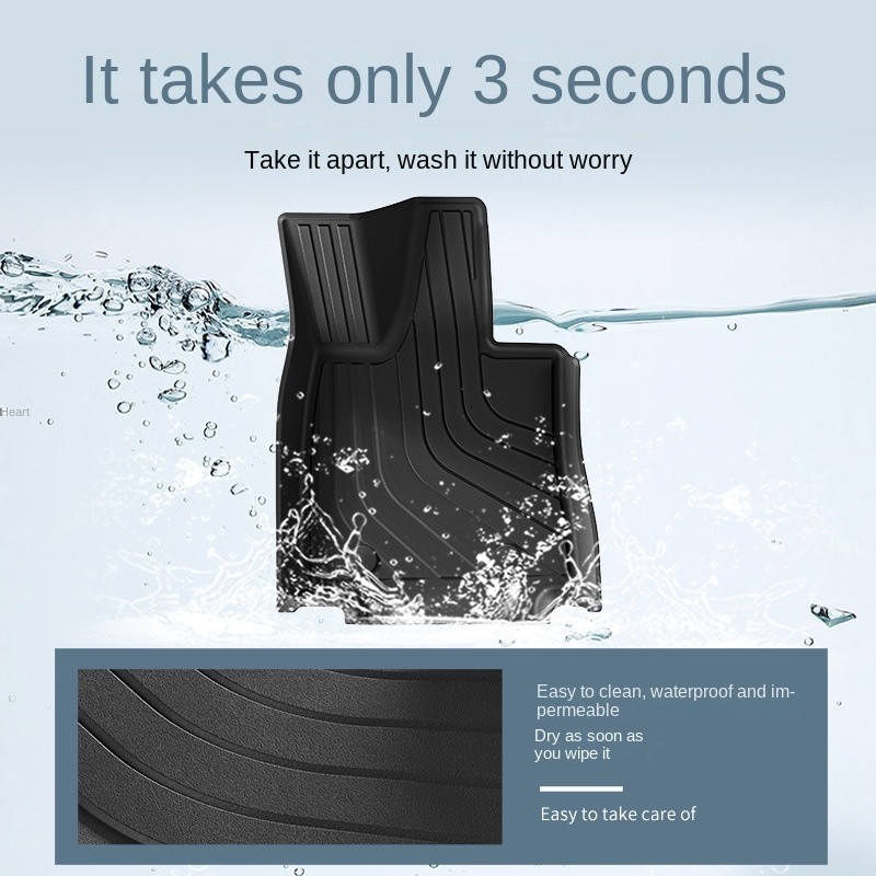 Car Floor Mats Manufacturer - Waterproof TPE for 23-24 NIO EC6 ES6