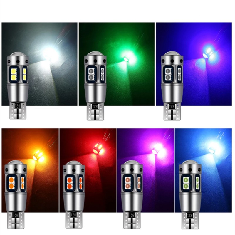 T10 LED Bulb Factory - High Power 10 SMD 3030 Canbus No Error