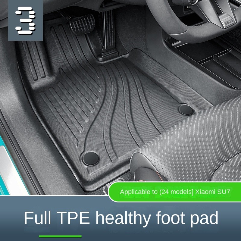 Car Foot Pad Factory - Waterproof TPE for 24 Xiaomi SU7 Models