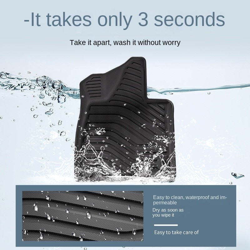 Car Floor Mats Manufacturer - Waterproof TPE for 23-24 Zeekr 007