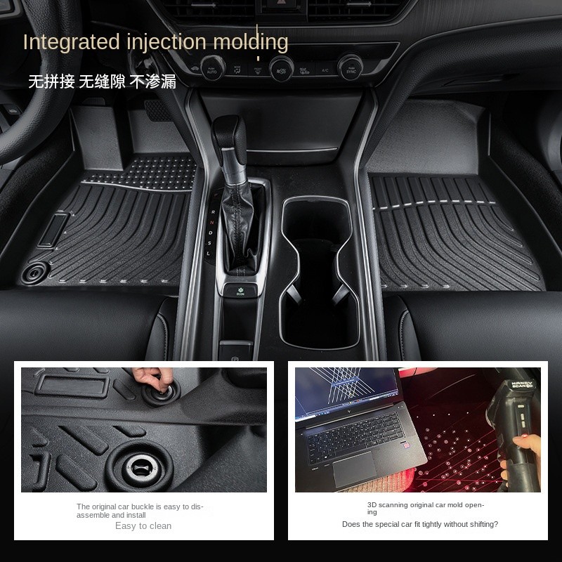 Car Floor Mats Manufacturer - TPE for Toyota Hilux Revo Trunk Set