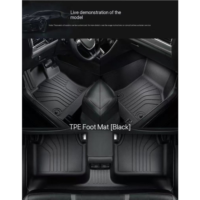 TPE Mats Supplier - Factory Wholesale 3 Pcs Full