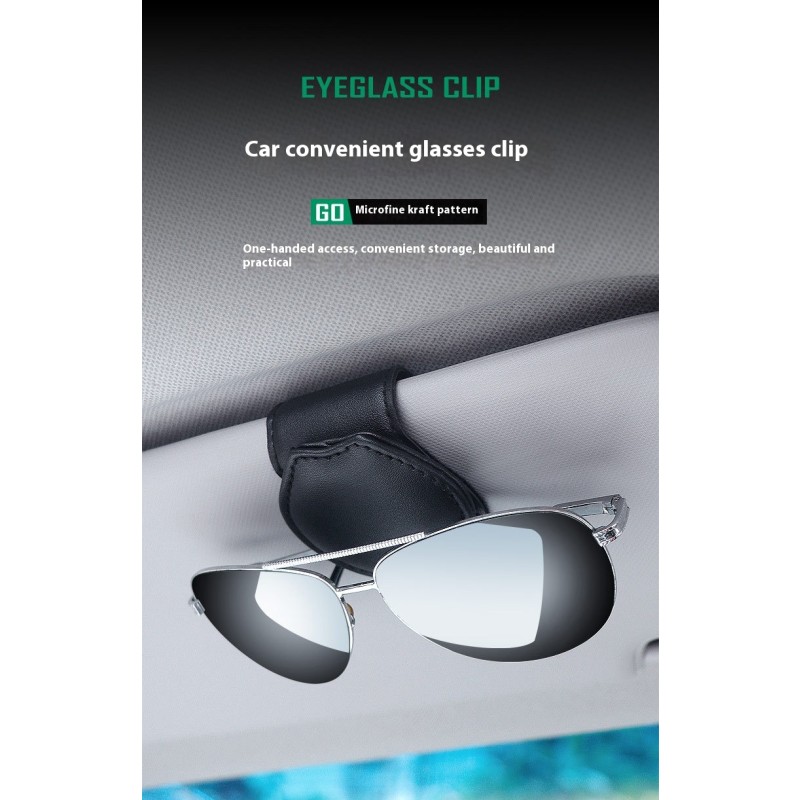 Rhinestone Holder Supplier - Car Auto Sun Visor Glasses