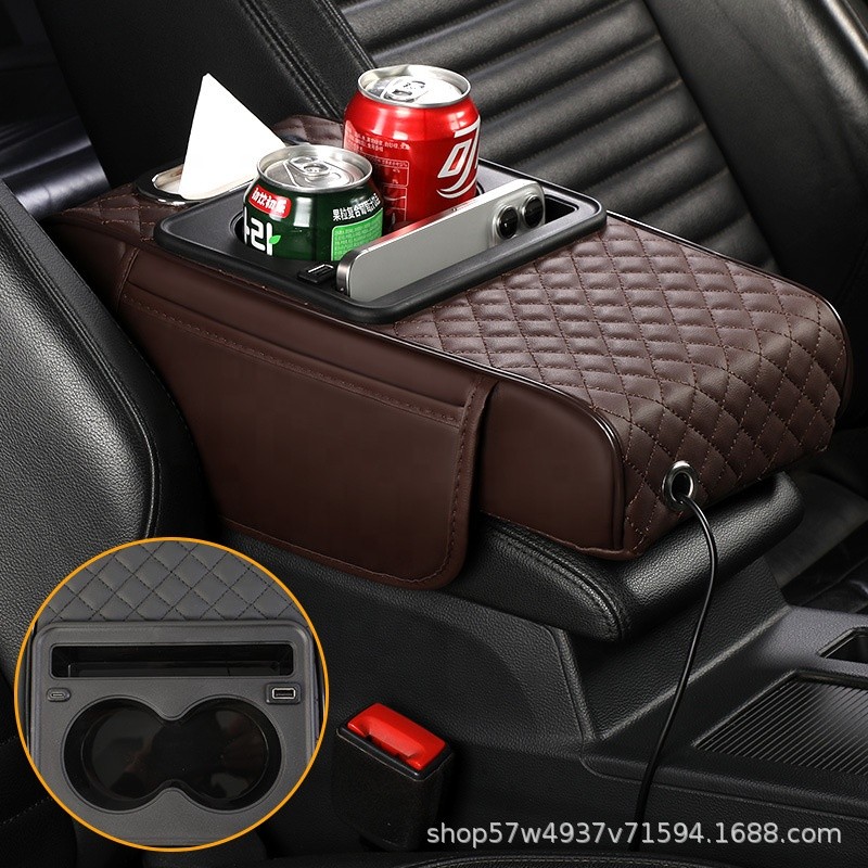 Charging Armrest Supplier - New 4 in 1 Car Armrest Box