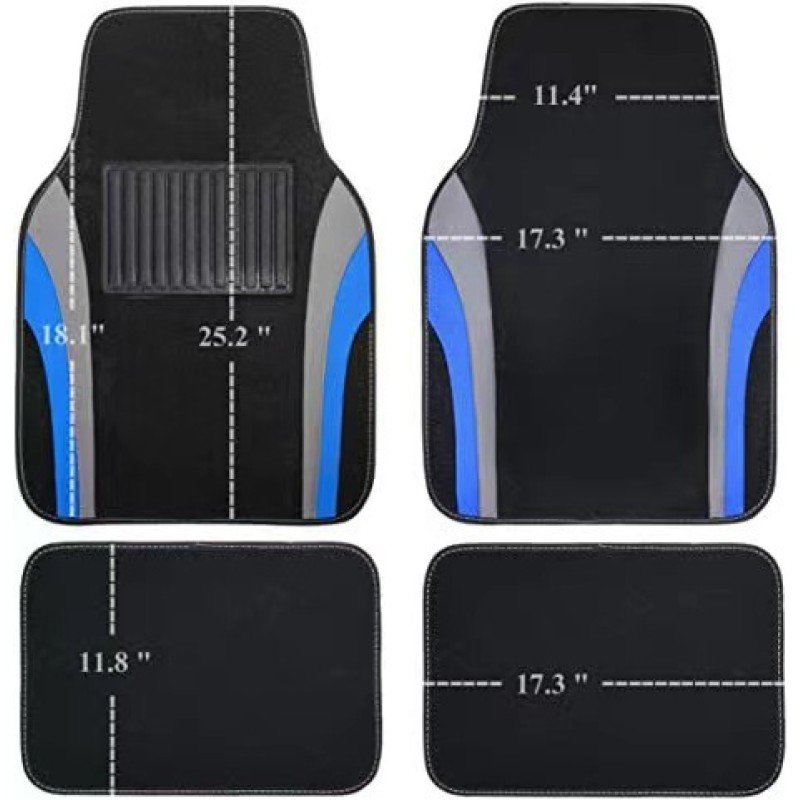 Crystal Mats Factory - 4 Pieces Bling Bling Crystal