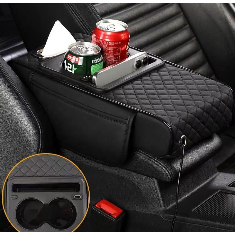 Charging Armrest Supplier - New 4 in 1 Car Armrest Box