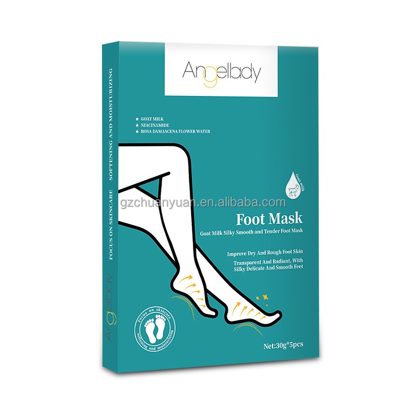 Wholesale Price 3D Stereoscopic Foot Mask Goat Milk Silky Smooth and Tender Foot Mask Foot Masking Sheet Moisturizing