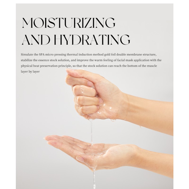 Customized Formula Lilium Candidum Flower Extract Moisturizing Split Skin Face Care Mask Maker Hydrating Facial Mask