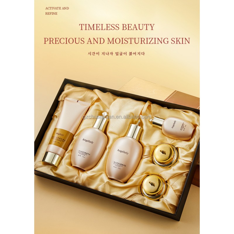 Wholesale Price Sodium Hyaluronate Moisturizing and Brightening Facial Kit Anti-Aging Skin Care Set Custom Logo