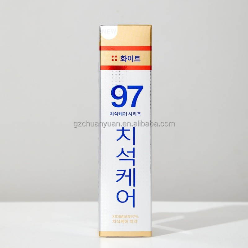 Factory Custom 97% Dental Cleaning Toothpaste High Quality Lemon Essence Premium Whitening Toothpaste Mint Private Label