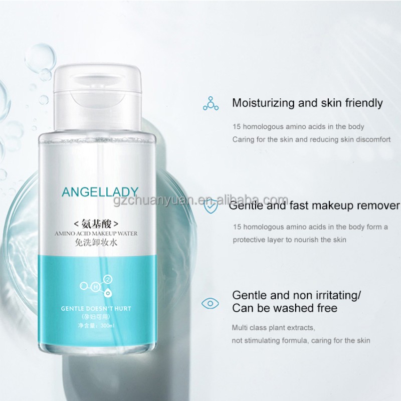 Hot Selling 300ml Amino Acid Cleansing Water For Face Makeup Removing Water For Beauty Face Makeup Remover