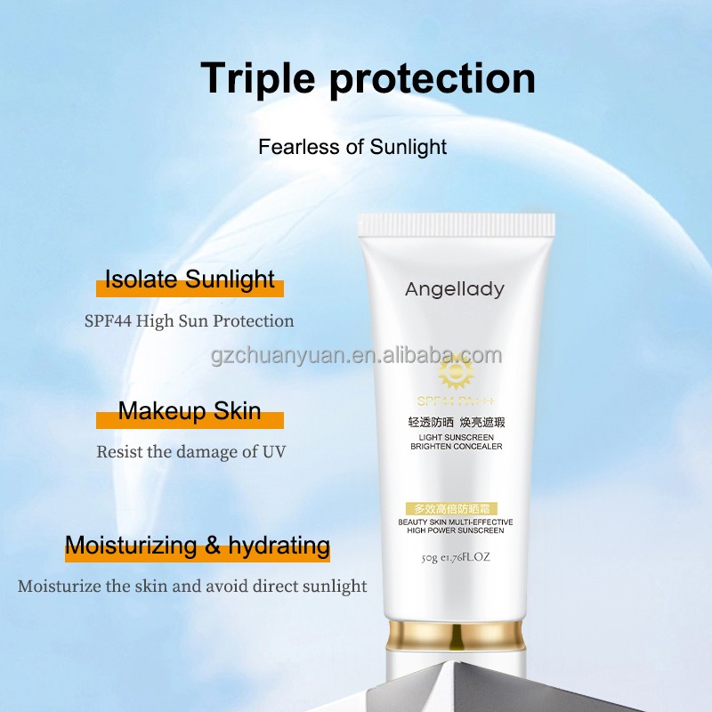 Wholesale Price SPF44 / PA+++ Beauty Skin Multi-Effective High Power Moisturizing Sun Block Sunscreen Cream
