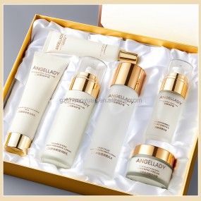 Custom Two Split Yeast Moisturizing Facial Products Skin Care Set Facial Cleanser/Eye Cream/Beautifying Skin Lotion/Essence