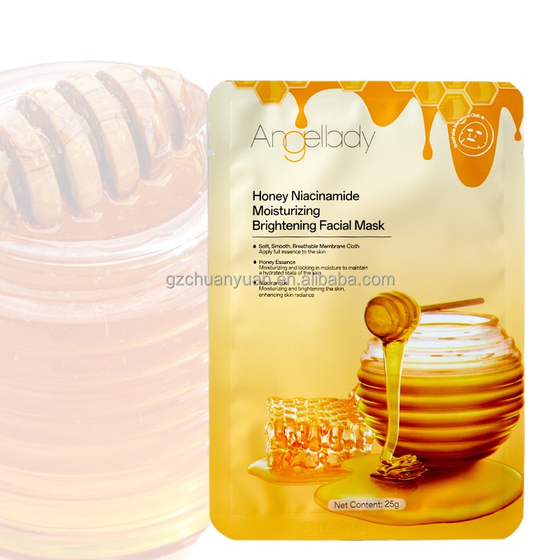 Factory-Price Moisturizing Anti-Aging Silk Facial Mask Niacinamide Extract Honey for Firming Nourishing Raw Material Sheet Face
