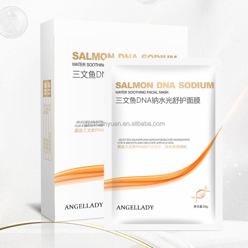 Hot Selling Oem Gentiana Scabra Extract Dna Sodium Water Soothing Chinese Beauty Face Mask Skincare