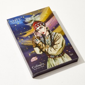 Hot Selling Customized Logo Beta-Glucan Whitening Hydrolyzed Collagen Face Mask Hydrating Sheet Face Mask