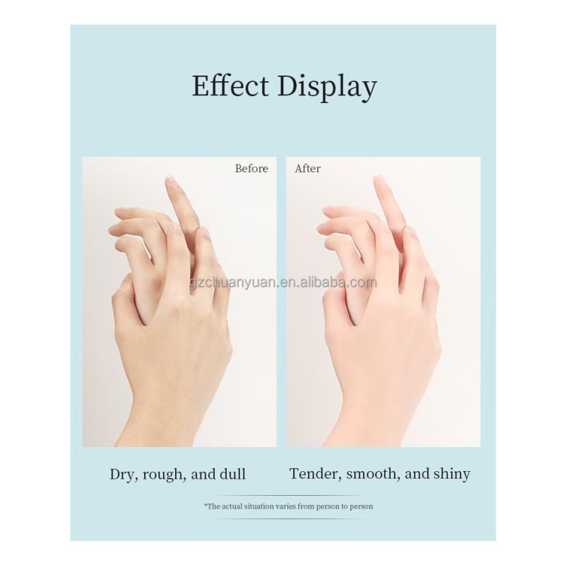 OEM Custom Touchable Screen Film Fabric Design Niacinamide Smooth and Tender Lady's Moisturize Hand Mask Hand Care Mask Gloves
