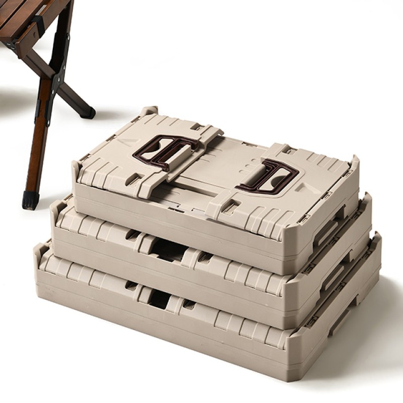 Plastic Storage Bin Manufacturer - Outdoor Camping Collapsible with Cover