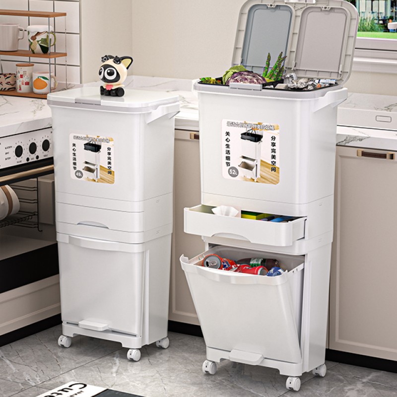 Storage Drawer Trolley Manufacturer - Plastic ABS Multilayer Movable Salon Cart