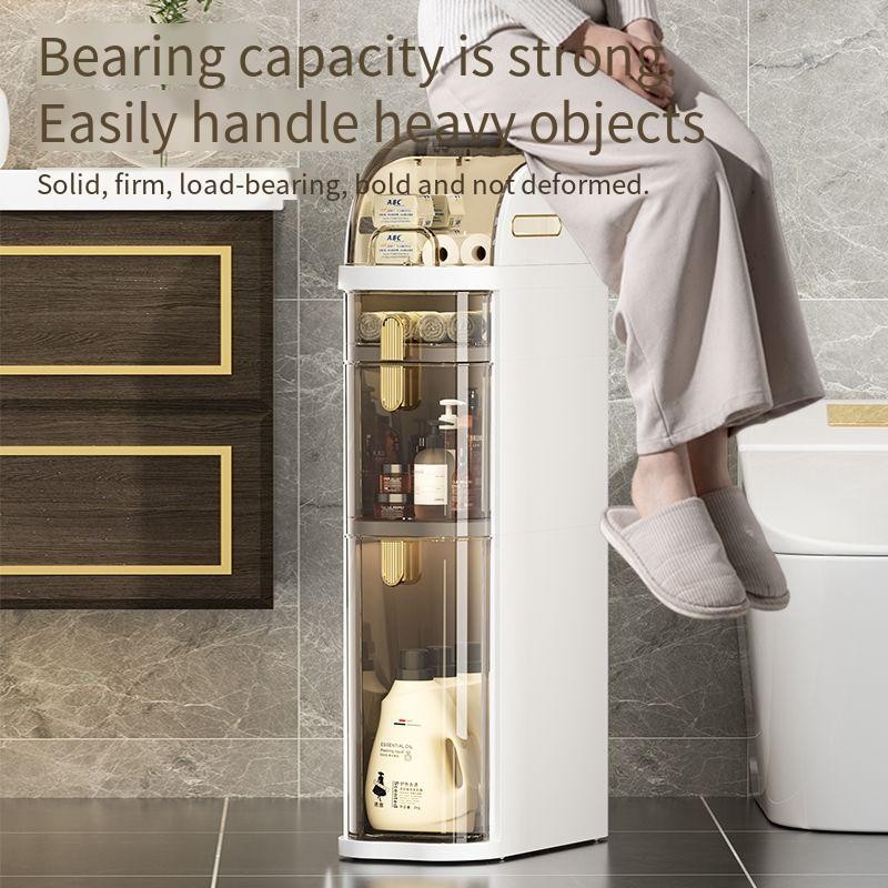 Bathroom Storage Rack Factory - Plastic Crevice Cabinet Multi-layer Organizer