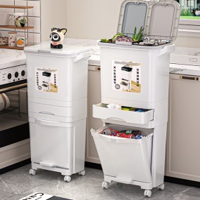 Bathroom Storage Cabinet Factory - Plastic Crevice Drawer Style Multi-layer