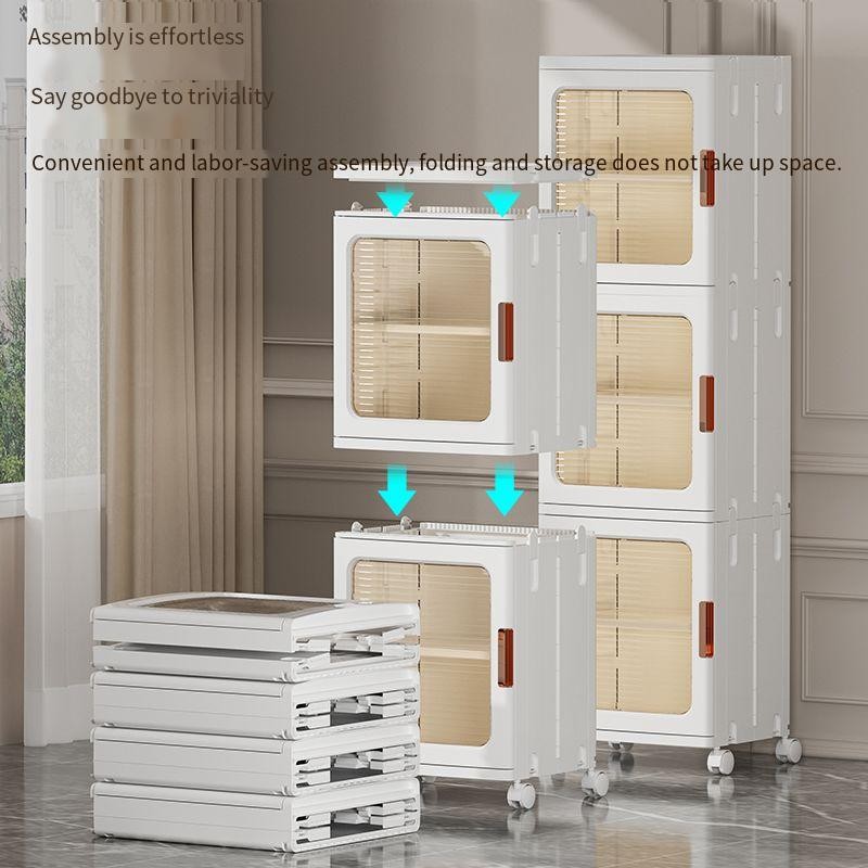 Toilet Storage Rack Manufacturer - Multi-layer Crevice Cabinet Plastic