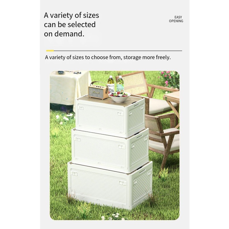 Camping Storage Container Manufacturer - Multifunctional Collapsible with Wooden Boards