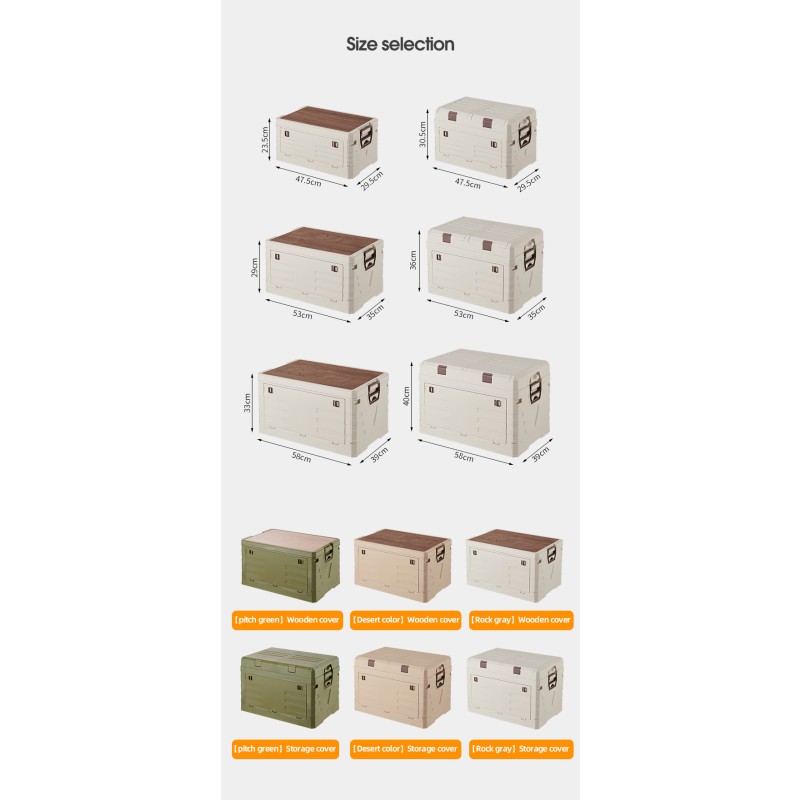 Outdoor Storage Box Manufacturer - All-Weather Protection Foldable Plastic