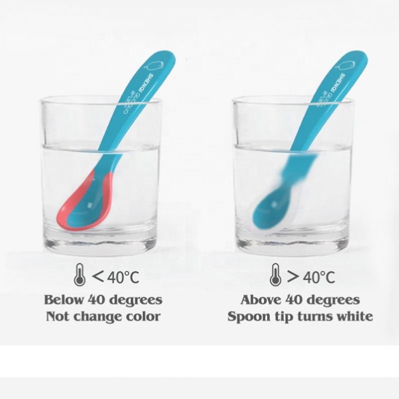 Baby Feeding Spoon Supplier - PP Temperature Sensing Color Changing Soft