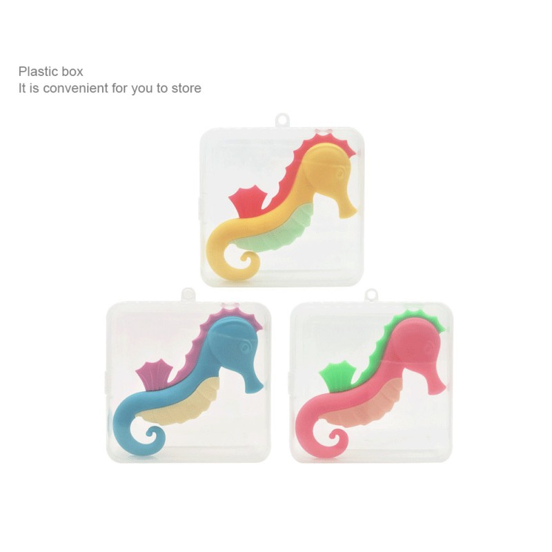 Infant Teether Supplier - Seahorse Shape Silicone Chew Ring Cooling