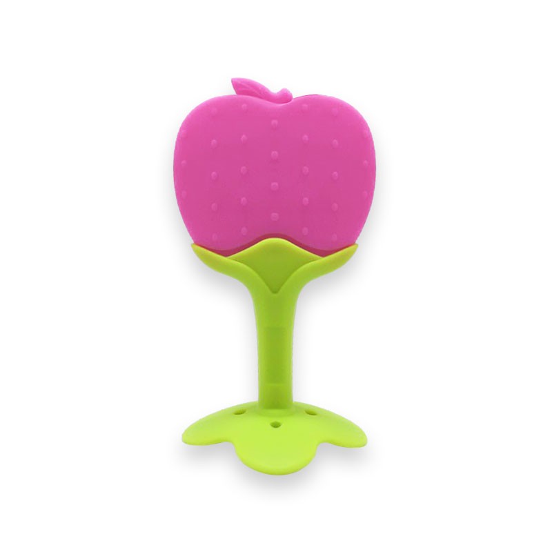 Baby Teether Supplier - Fruit Shape with Stand Food Grade Custom Logo