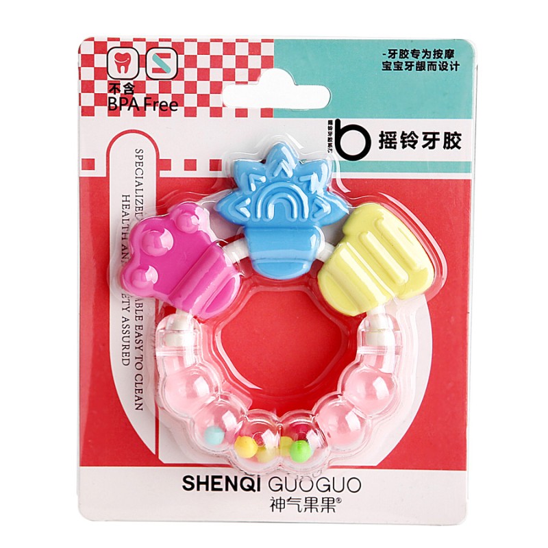 Baby Teether Manufacturer - Silicone Rattle Chewing Toy for Kids New