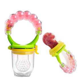Baby Fruit Feeder Supplier - Handle Rattle for Infants Soft Silicone Toy
