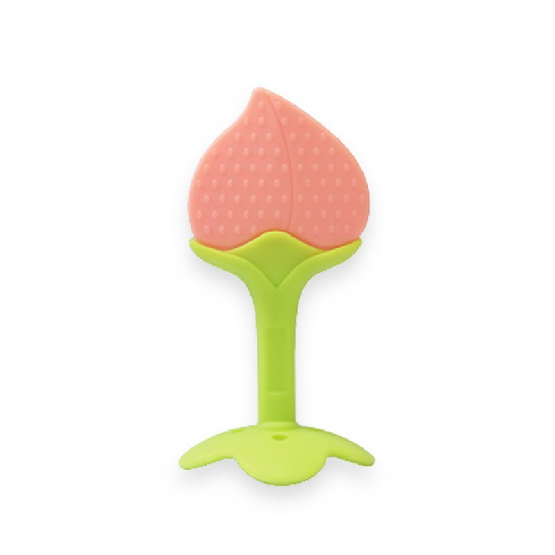 Baby Teether Supplier - Fruit Shape with Stand Food Grade Custom Logo
