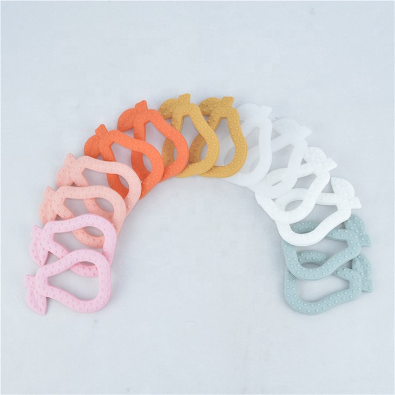 Baby Teething Toy Supplier - Pear Shape Soft Safe for Infants BPA Free