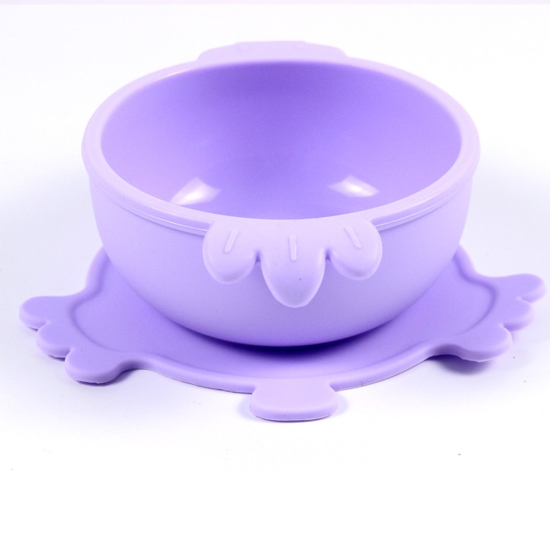 Baby Dinnerware Set Manufacturer - Silicone Panda Design with Spoon Fork