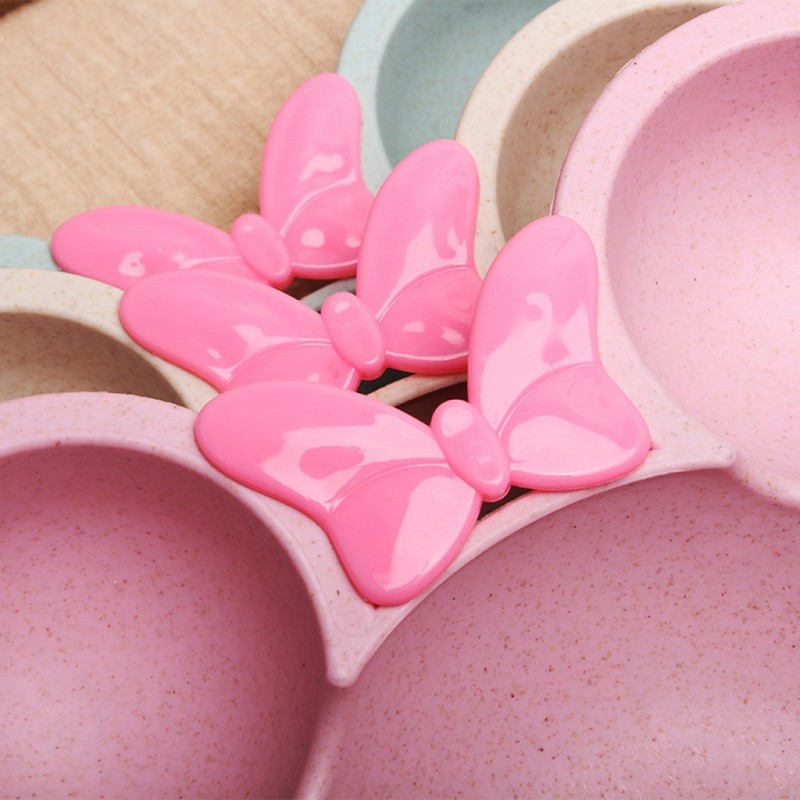 Wheat Straw Dinnerware Manufacturer - 3 Piece Kids Plate Fork Spoon Set